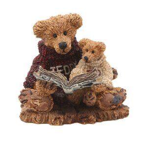 Vintage Boyds Bears Friends 1993 Ted Teddy Resin Bear Figurine Collectables